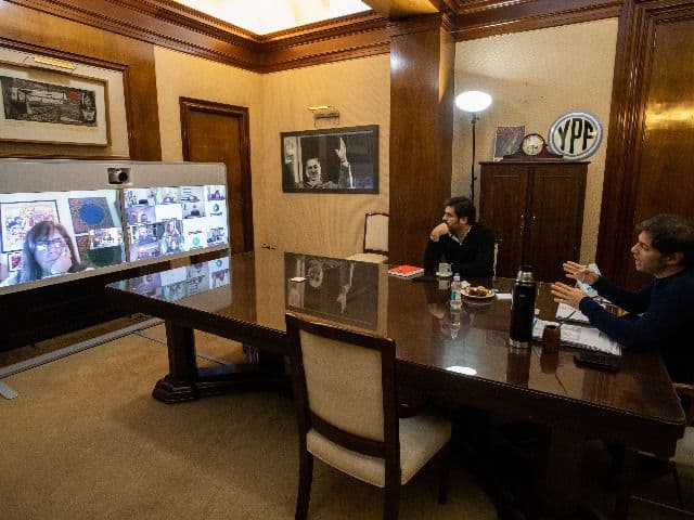 Kicillof mantuvo una reunión con intendentes del AMBA por la nueva etapa de aislamiento social