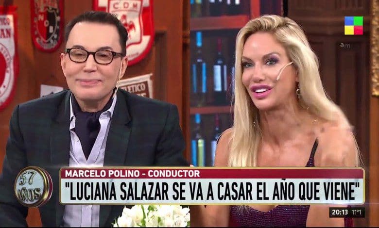 Marcelo Polino dio detalles de la propuesta de casamiento recibida por Luciana Salazar
