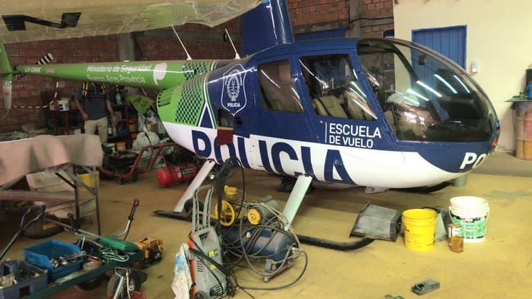 Berni habló sobre el helicóptero con la inscripción de la Bonaerense hallado en Paraguay y apuntó contra María Eugenia Vidal
