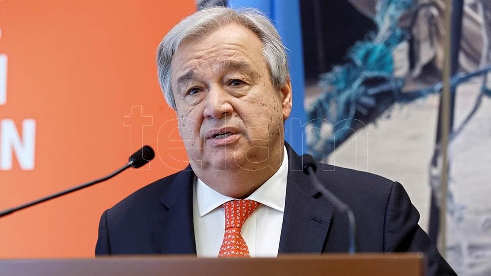 El secretario de la ONU dijo que el mundo está «en alerta roja» por el cambio climático