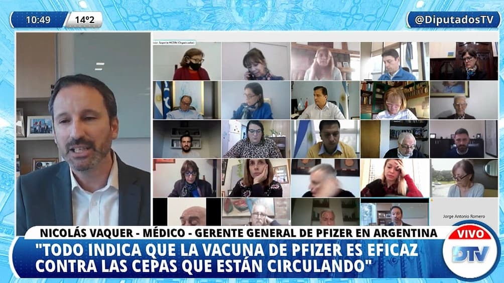 Pfizer desmiente ante Diputados que haya habido «pedido de pagos indebidos» o «intermediarios»