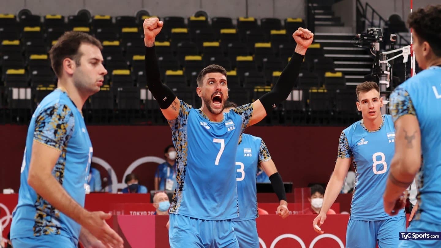 Vóley: Argentina mostró su carácter y dio vuelta un gran partido ante Túnez