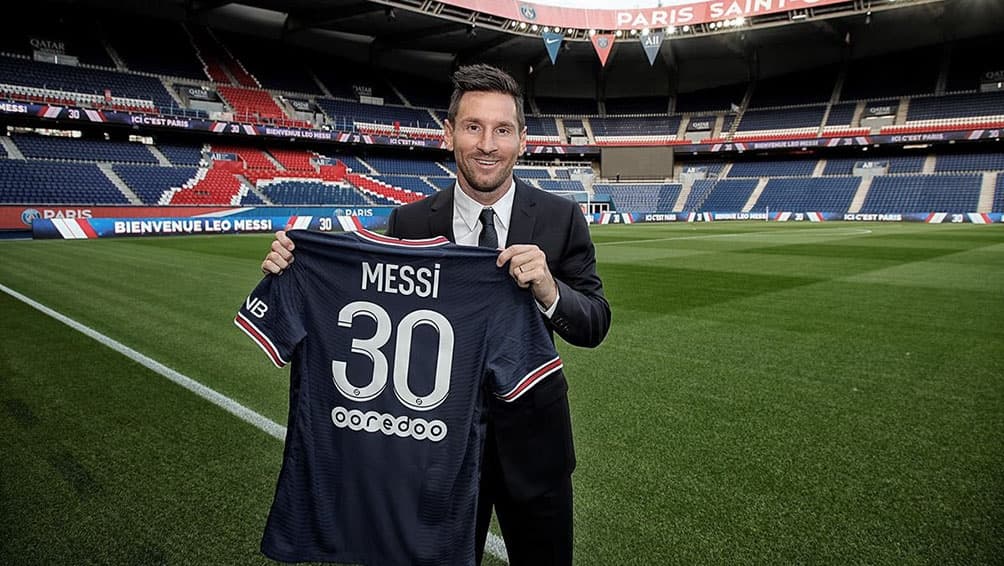 Messi, con una molestia muscular, es duda para el partido ante Lille