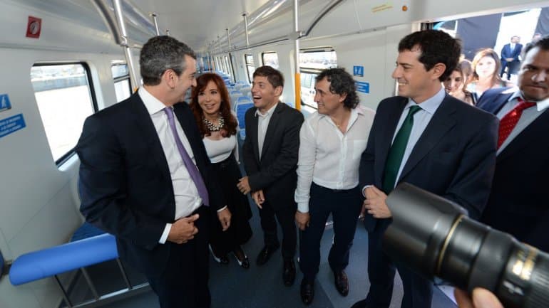 Cristina inaugura el primer tramo de electrificación del ramales de la línea Roca