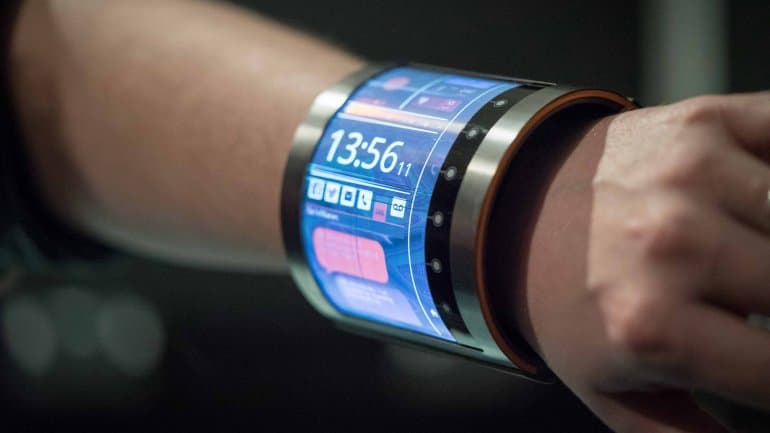 El celular tendrá forma de pulsera