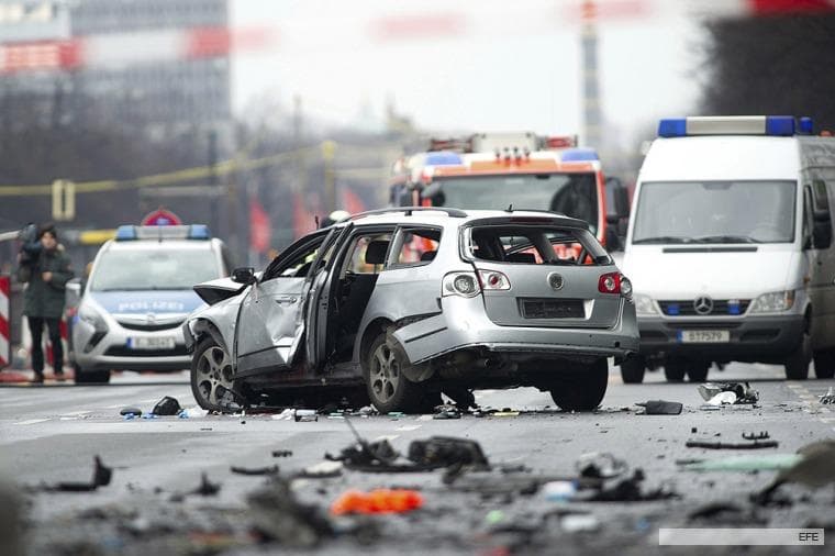 Explotó un auto-bomba en Berlín y sólo provocó la muerte del conductor