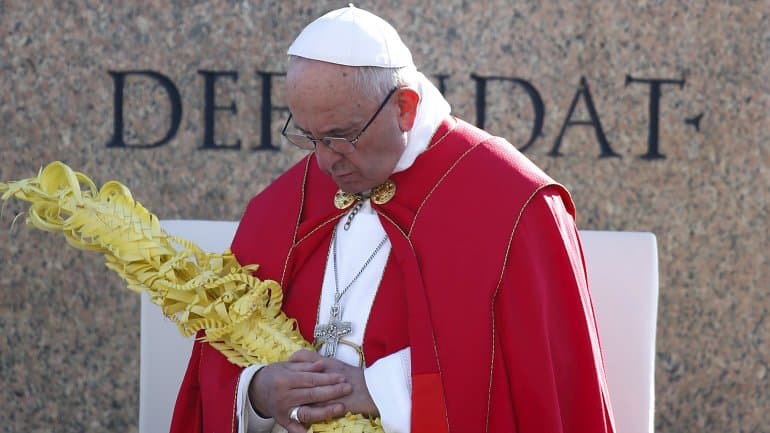 Domingo de Ramos: el Papa Francisco cuestionó la irresponsabilidad e indiferencia con los refugiados