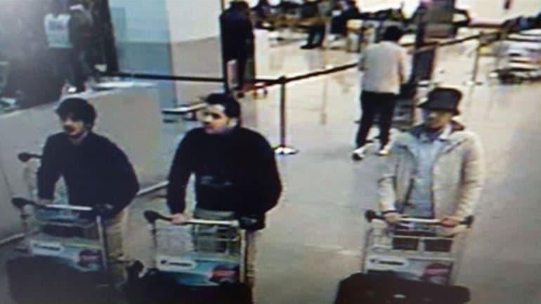 Difunden la imagen de dos presuntos terroristas suicidas en el aeropuerto de Bruselas
