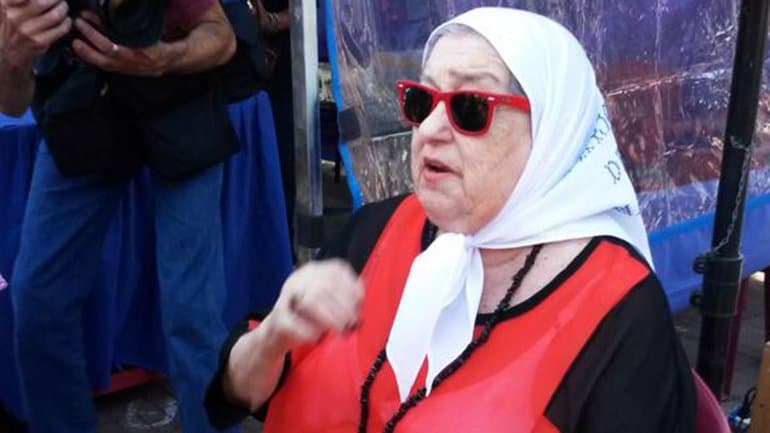 Hebe de Bonafini: «No voy a contar lo que hable con el Papa»