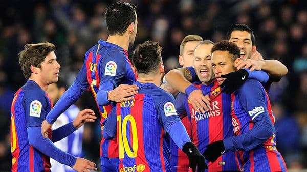 Con Messi, el Barcelona derrotó a la Real Sociedad y rompió un maleficio de 10 años