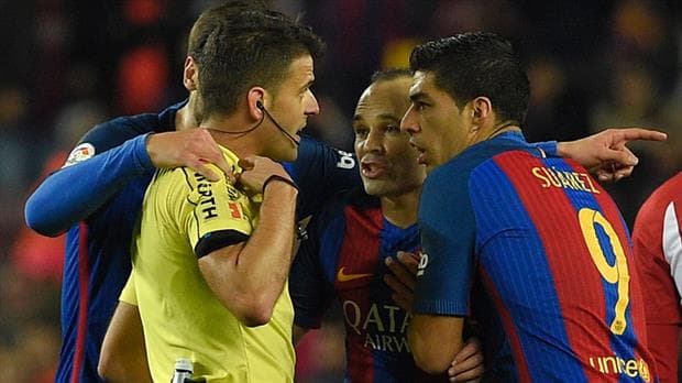 ¿Se queda sin jugar la final de la Copa del Rey? Barcelona apelará la expulsión de Luis Suárez ante Atlético de Madrid