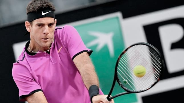 Del Potro cayó en Lyon y es duda para disputar Roland Garros
