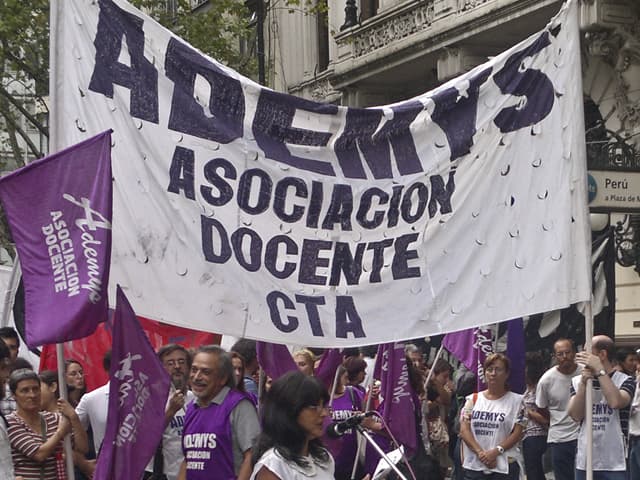 Se viene un nuevo paro docente