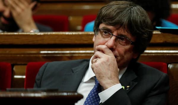 La Justicia española imputó por rebelión al destituido presidente catalán, Carles Puigdemont, y lo citó a declarar