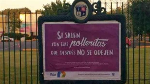 «Si salen con esas polleritas que después no se quejen»: la provocativa campaña contra la violencia de género