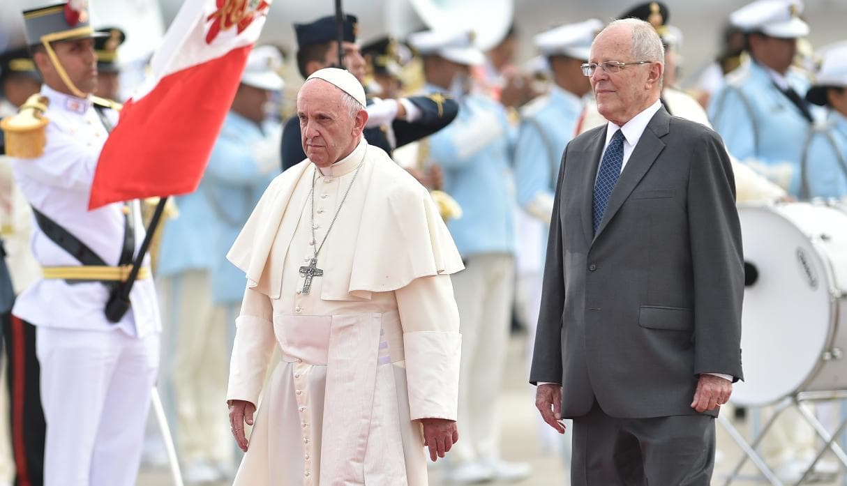 El papa Francisco inicia su actividad en Perú: se reunirá con indígenas y tendrá un encuentro con el presidente Pedro Pablo Kuczynski