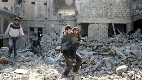 El balance de una semana trágica en Siria: los bombardeos del régimen de Bashar al Assad mataron a 500 civiles en siete días