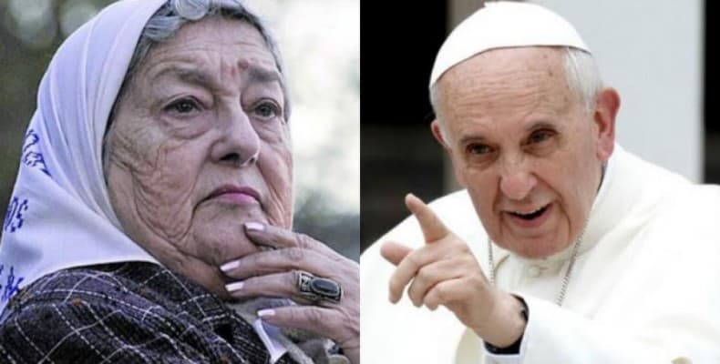Francisco saludó a las Madres de Plaza de Mayo: «Nos enseñaron el camino que hay que seguir»
