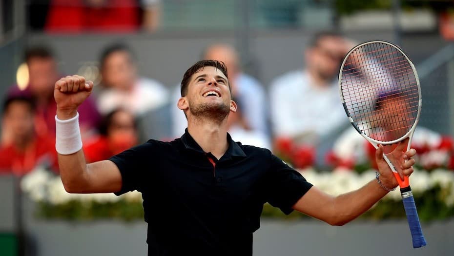 El austríaco Thiem sorprendió con una jugada mágica