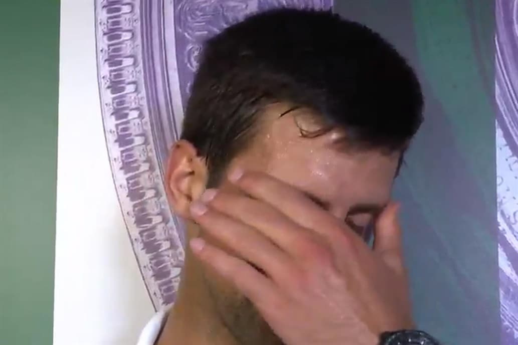 Wimbledon: la emoción de Novak Djokovic luego de vencer a Rafael Nadal en un encuentro inolvidable