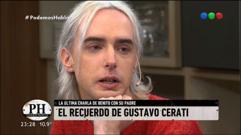 Benito Cerati contó cómo fue el último encuentro con su papá: «Fue súper simple y me dijo…»