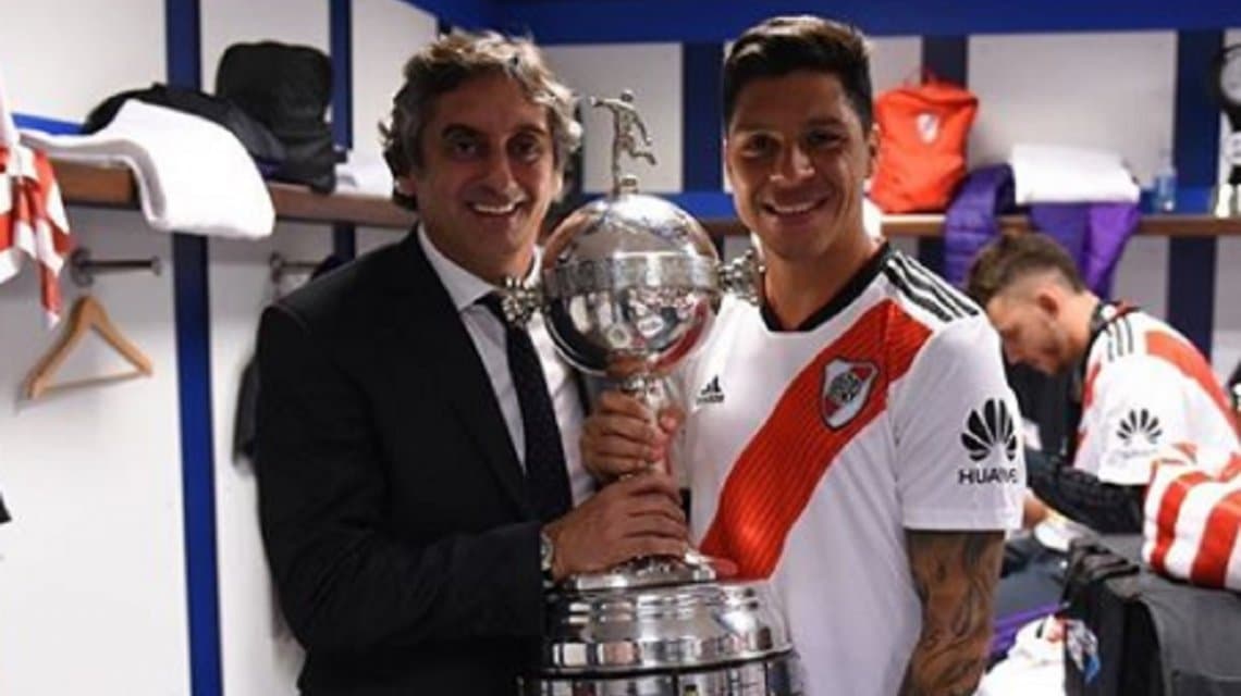 El imponente nuevo tatuaje de Enzo Pérez tras el título de River ante Boca en la Copa Libertadores