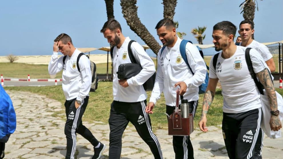 La Selección Argentina llegó a Marruecos