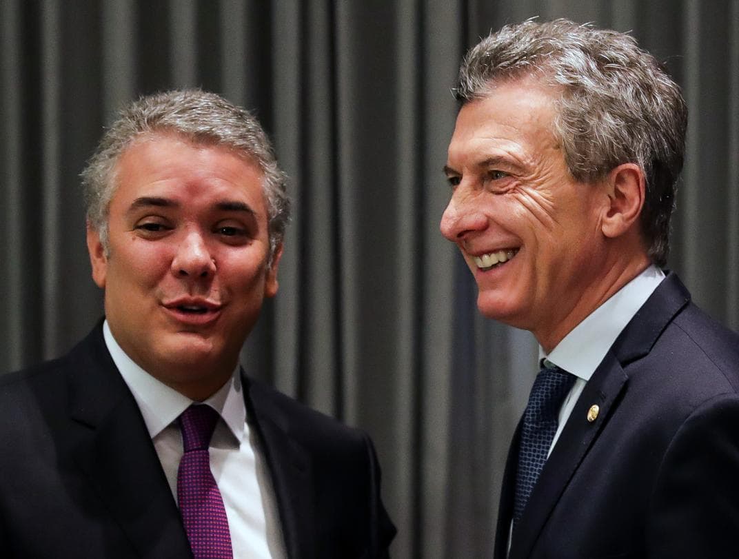 Duque destacó el liderazgo regional de Macri y agradeció el apoyo de Argentina en la lucha contra el régimen de Venezuela