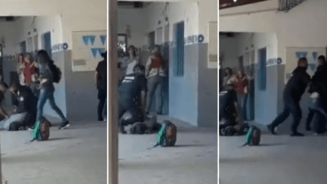Una alumna y su madre agredieron a la directora de un colegio porque no la dejó entrar con los labios pintados