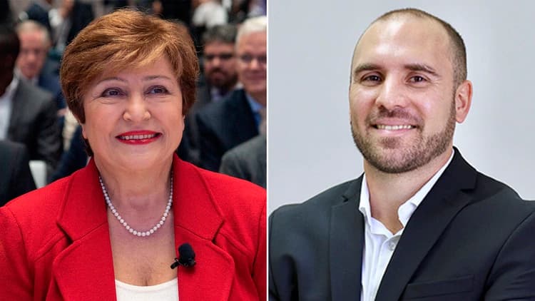 Cumbre secreta en Washington: antes de llegar al país para asumir como ministro, Martín Guzmán se reunió con la titular del FMI