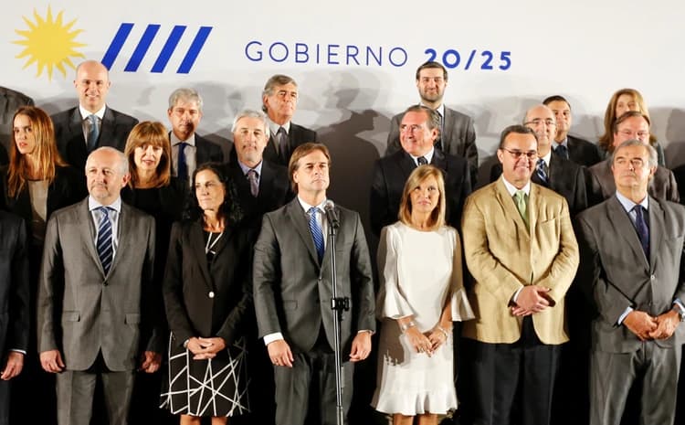 Luis Lacalle Pou presentó a su futuro gabinete: “Los uruguayos requieren de acción de sus gobernantes”