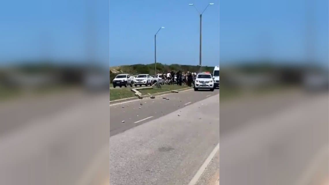 Un argentino atropelló a una uruguaya en Punta del Este: estaba alcoholizado y chocó contra un cantero