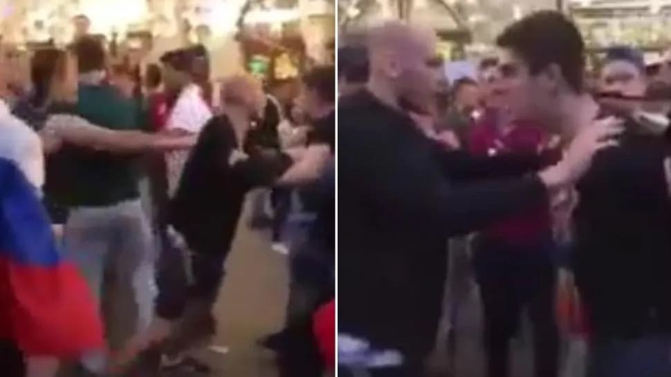 Video desopilante: mexicano frenó pelea entre rusos con insólita palabra