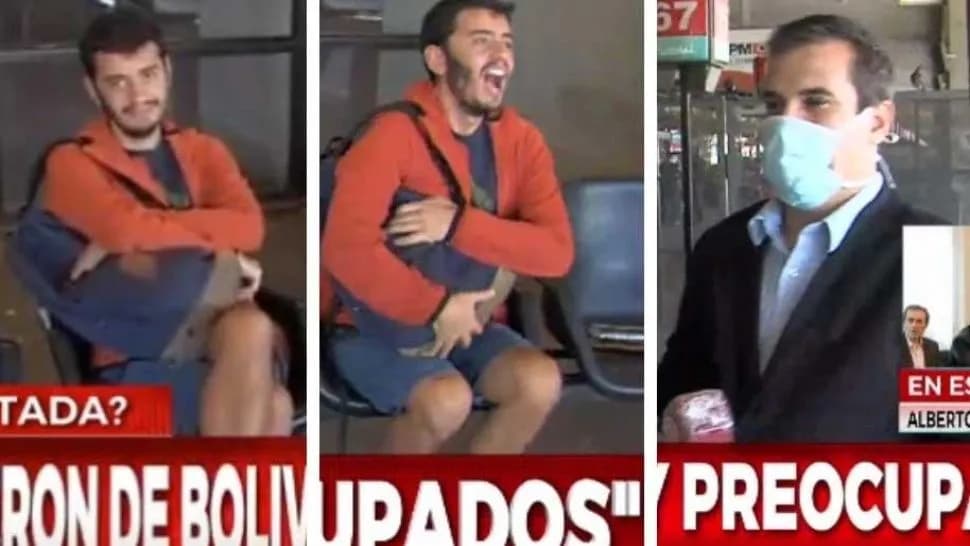 Tosió y estornudó sobre periodista de Crónica HD, le dijo «tengo coronavirus» y fue detenido