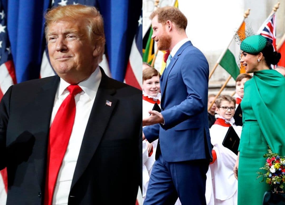 Donald Trump durísimo contra Meghan Markle y el Príncipe Harry