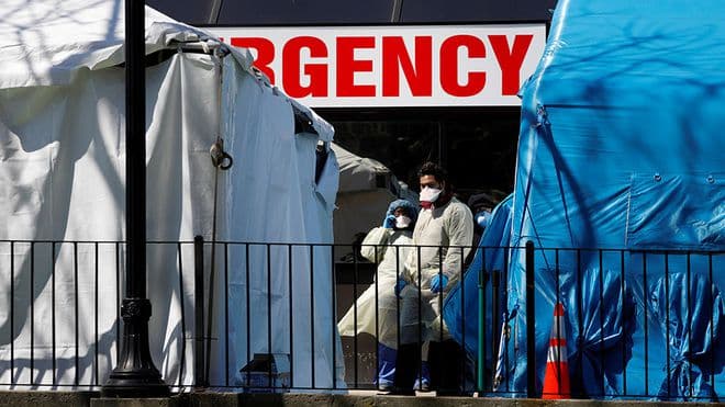 Coronavirus: Estados Unidos sumó 2,000 muertos en un día y la cifra ascendió a 14.695
