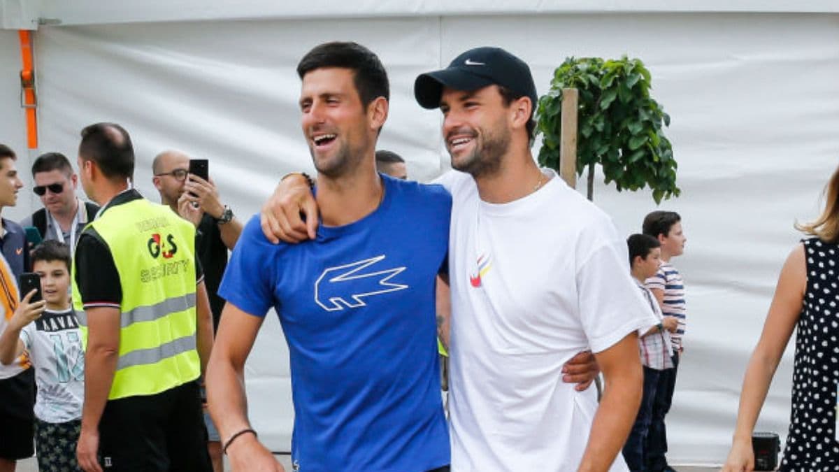 Dura acusación del padre de Djokovic: culpó a Dimitrov de iniciar la serie de contagios en el mundo del tenis