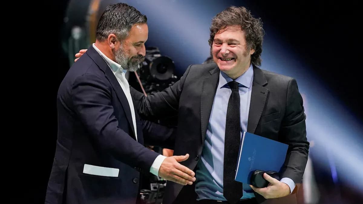 Milei viaja a España para apoyar a Ayuso y Abascal antes de las elecciones de noviembre