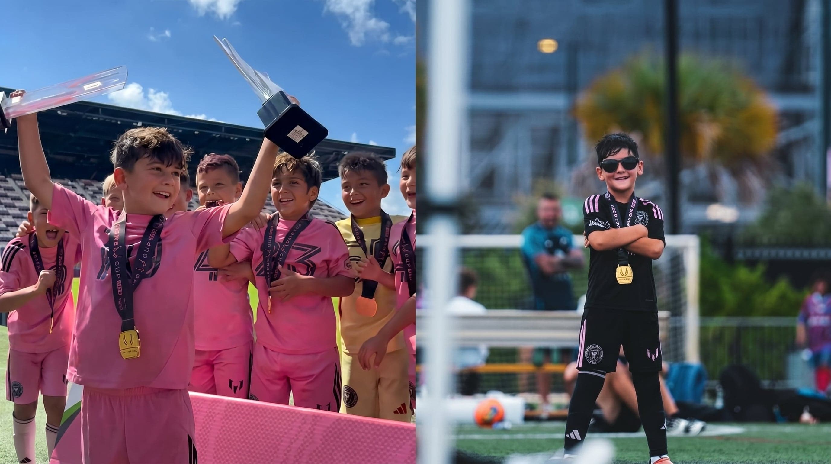 Featured image for: Ciro Messi se consagró campeón con la Academia de Inter Miami: convirtió otro golazo de tiro libre y fue elegido MVP