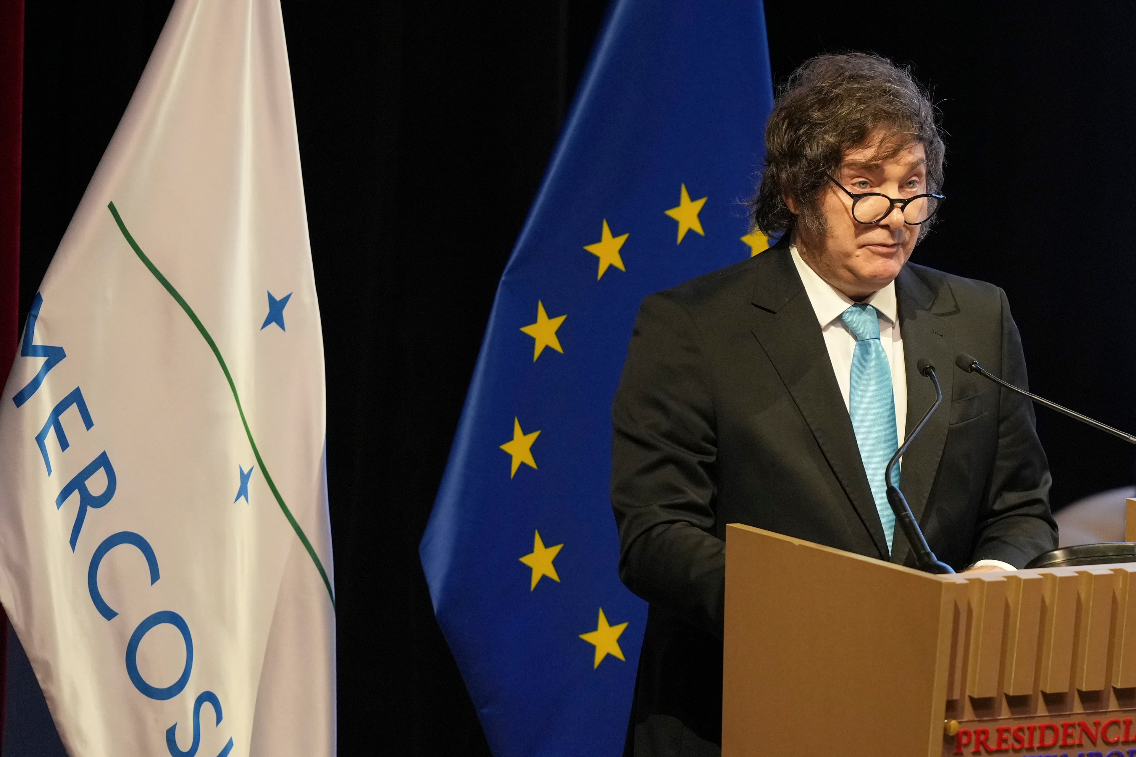 Featured image for: Milei cambia el temario del Senado y quiere ser el primer presidente en aprobar el acuerdo con la Unión Europea