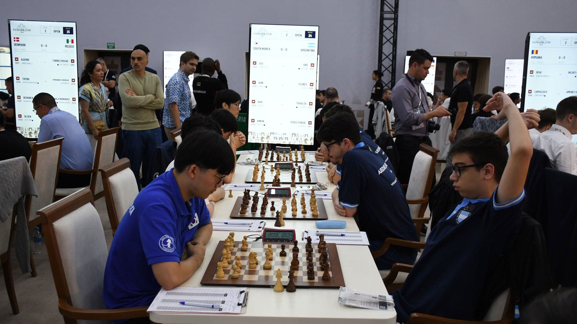 Argentina obtuvo su segundo triunfo en las Olimpiadas de ajedrez: el rol de Faustino Oro en la victoria sobre Corea del Sur