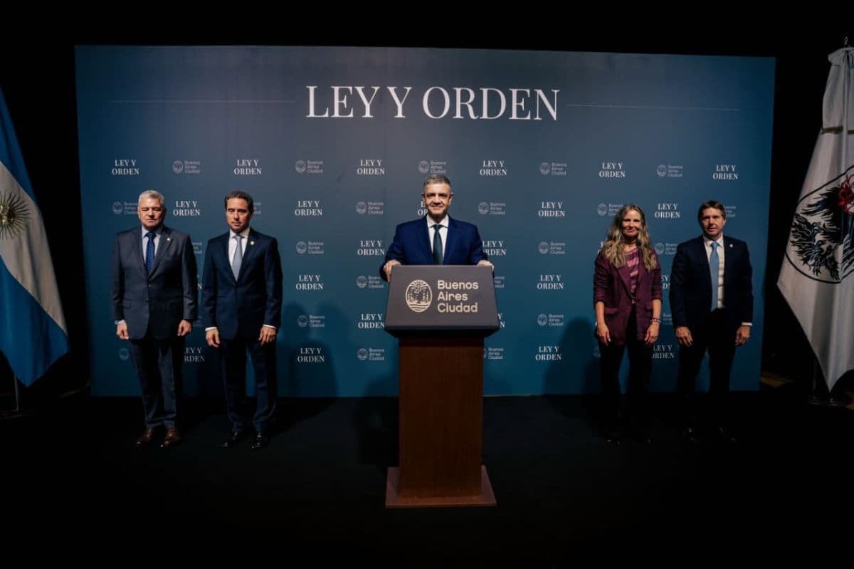 Jorge Macri anunció un nuevo Código Contravencional: "Se terminó la impunidad"