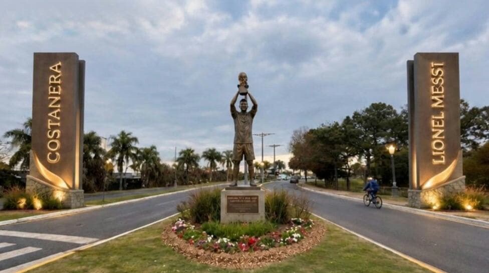 Santa Fe rebautizó la Costanera Este como Lionel Messi y evalúa instalar una escultura en su homenaje