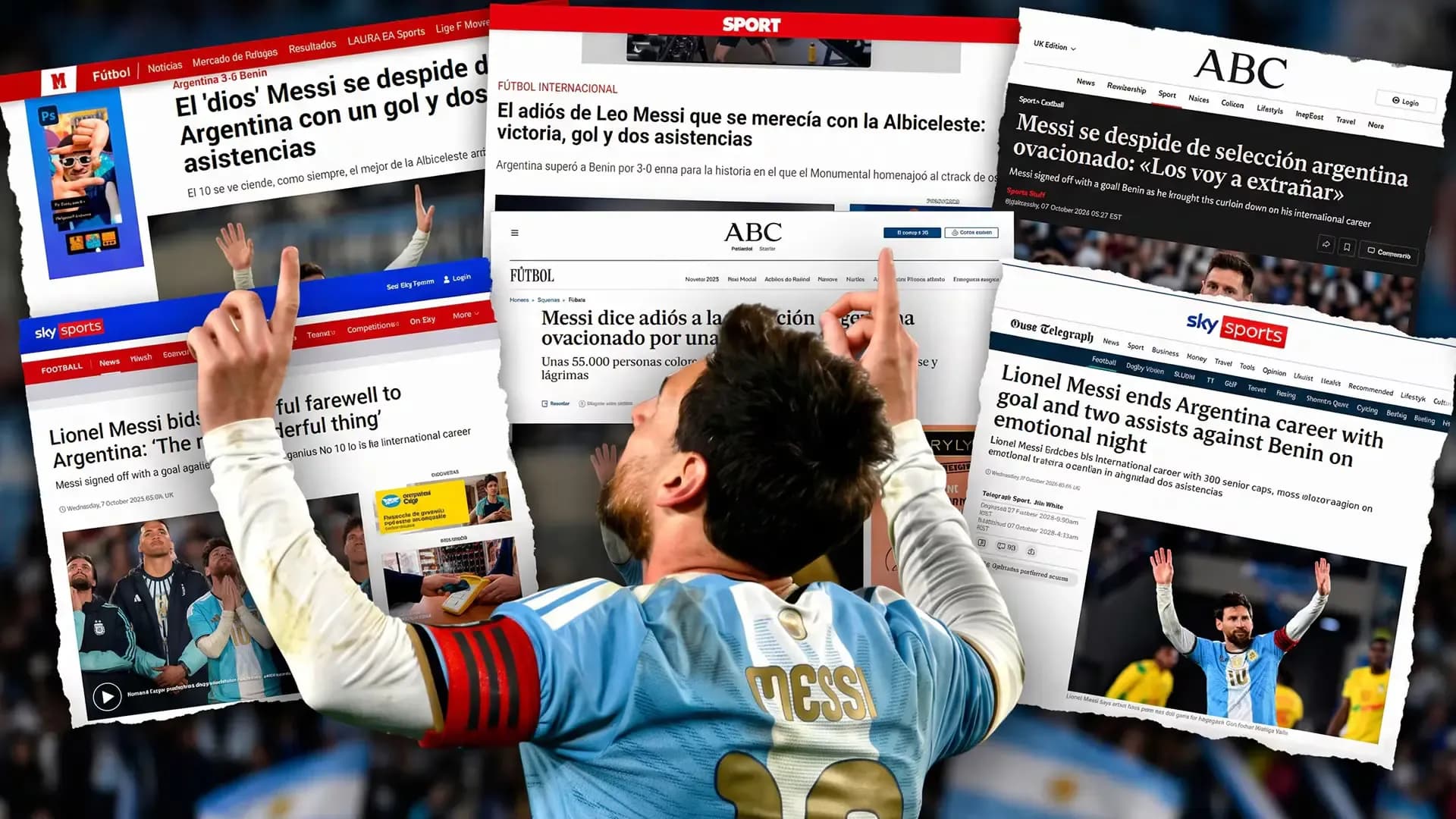 El adiós de Messi a Argentina: cómo el mundo cubrió su despedida