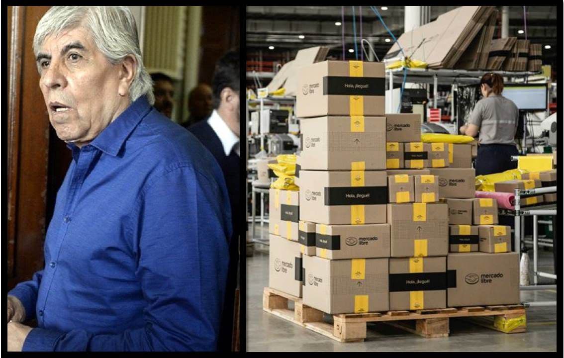 El sindicato de Camioneros de Hugo Moyano bloqueó los centros de distribución de Mercado Libre