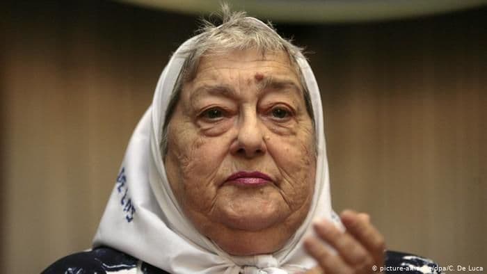Hebe de Bonafini cargó contra Sergio Berni y lo comparó con Patricia Bullrich