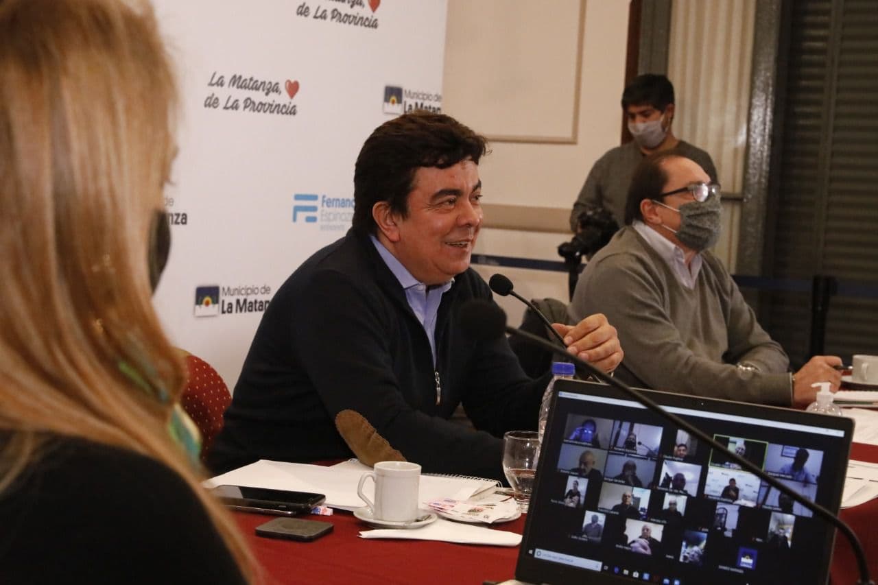 La Matanza: Espinoza se reunió con la CGT y cámaras empresariales para poner en marcha la economía