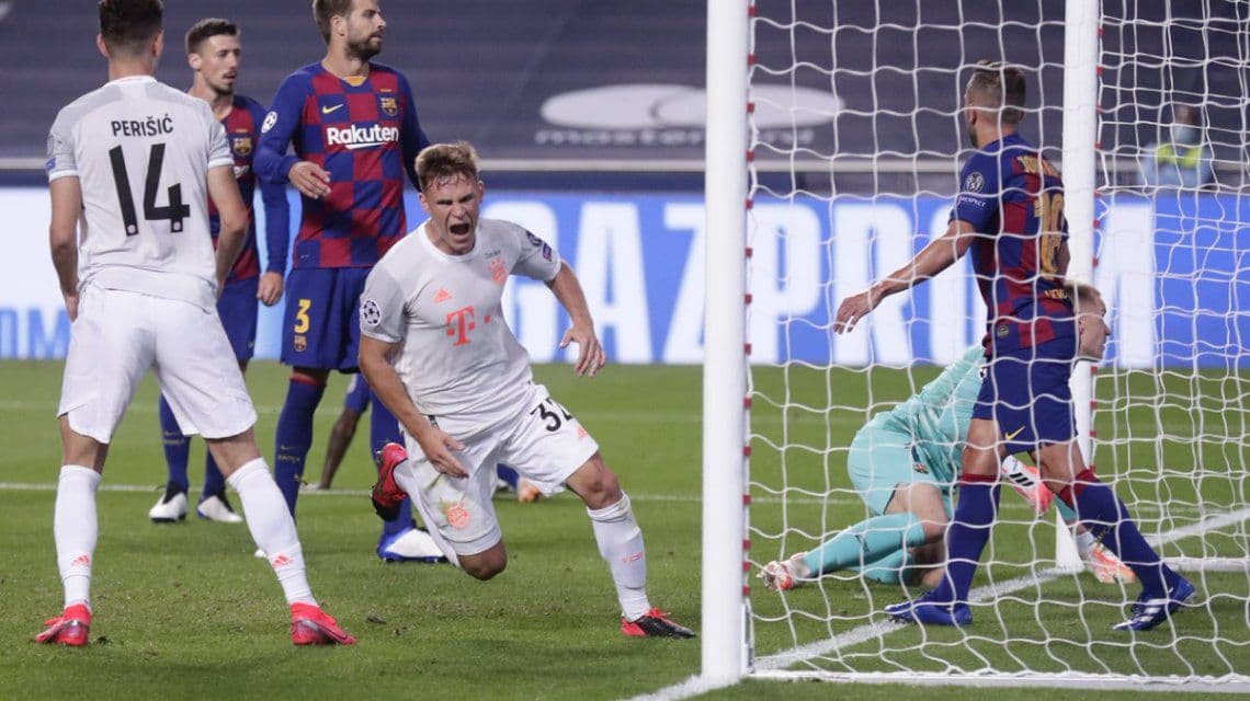 Bayern Munich aplastó 8 a 2 al Barcelona