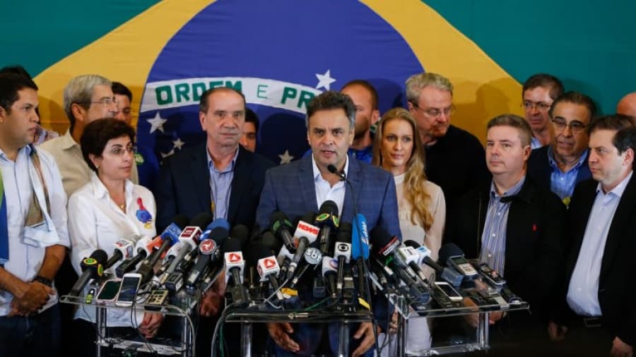Neves felicitó a Rousseff: «La mayor prioridad es unir a los brasileños»