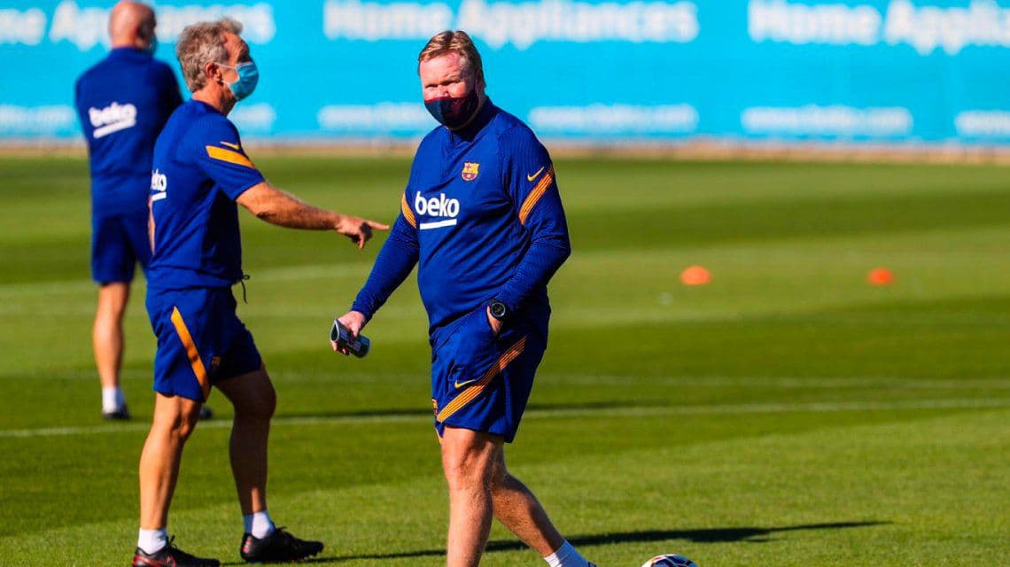 El primer entrenamiento de Barcelona sin Lionel Messi